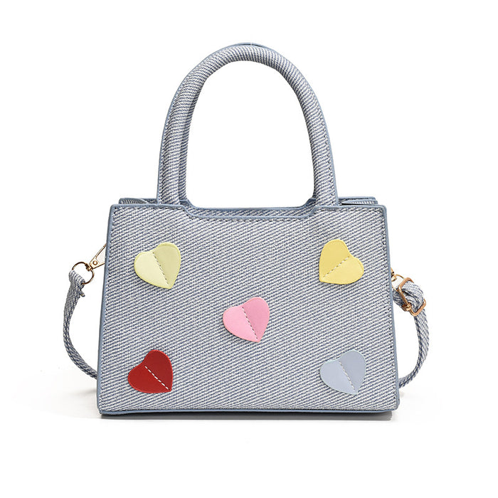 Wholesale Niche Design Love Commuter Shoulder Bag Vegetable Basket Bag JDC-SD-ShengShi011