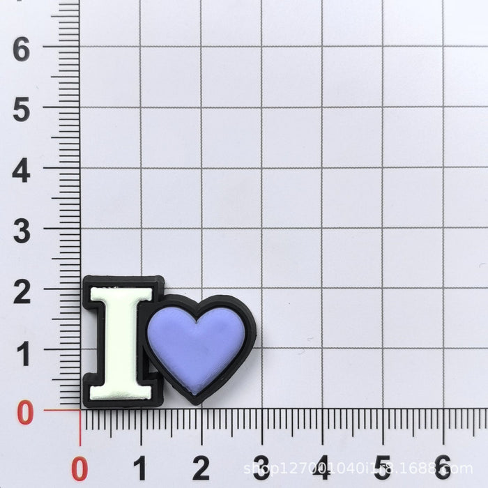 Wholesale DIY kit accessories PVC soft rubber phone case slippers shoe buckle decoration cup patch