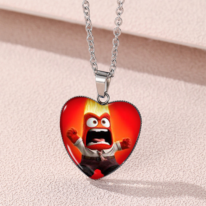 Wholesale Cartoon Alloy Children's Love Necklace JDC-NE-XiangL003