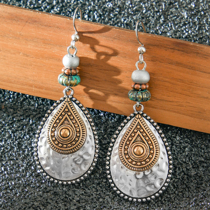 Wholesale Bohemian Tassel Geometric Earrings - Retro Ethnic Style Fashion Accessory MOQ≥2