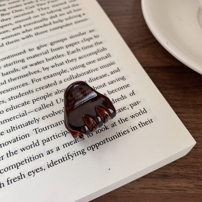 Wholesale Cute small bone clip, small size, side grip clip, retro temperament, hair accessory with a broken eight character clip