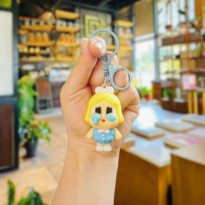 Wholesale Cute cartoon keychains made of PVC material.