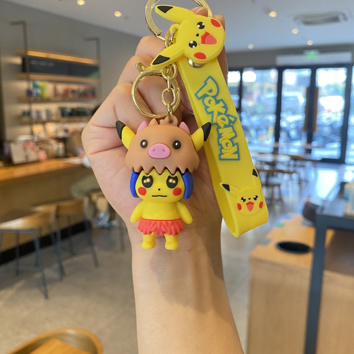 Wholesale Cute 3D Doll Silicone Keychain JDC-KC-MingT140