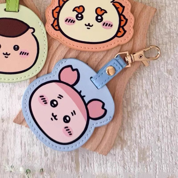 Wholesale Protective Case Cartoon Card Case Keychain Leather Pendant Chandel