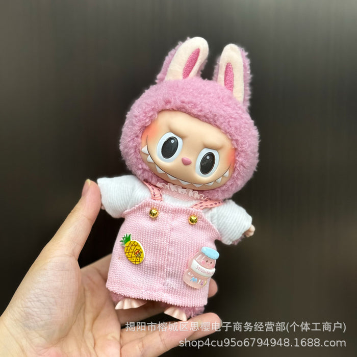 Wholesale 17cm plush replacement set for mini doll clothing
