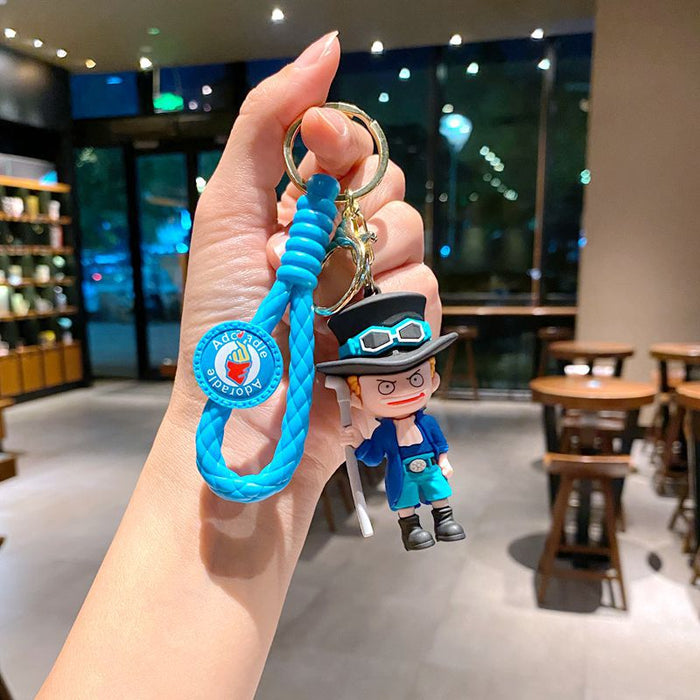 Wholesale Metal Keychain Cartoon Anime Cosplay Bag Charm Gift for Car Key Accessory MOQ≥2