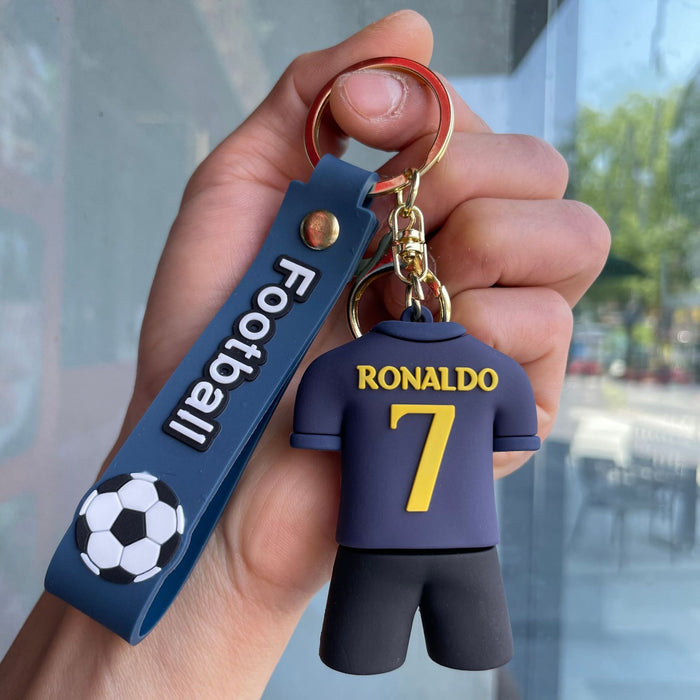 Wholesale Football jersey keychain, jersey backpack pendant, small gift
