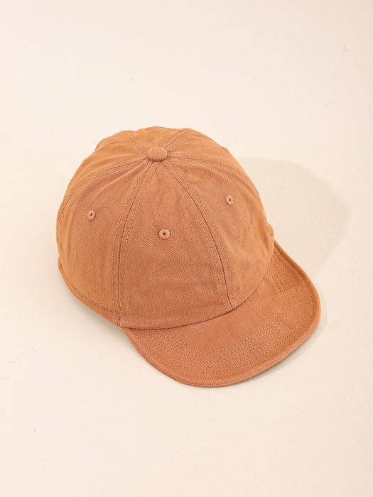 Wholesale Short-Brim Baseball Cap Washed Vintage Soft-Top Workwear Hat Trendy