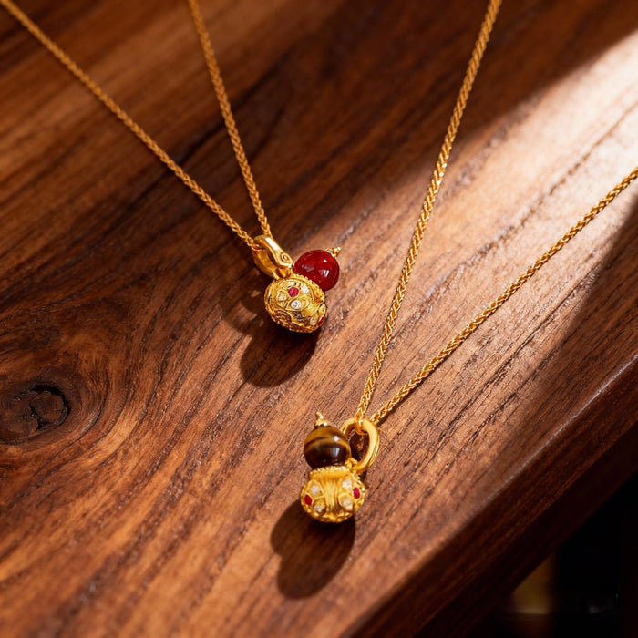 Wholesale Sachet,  gourd,  tiger eye,  lucky bead,  sweater chain