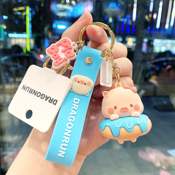 Wholesale Cartoon Silicone Keychain JDC-KC-MZL015