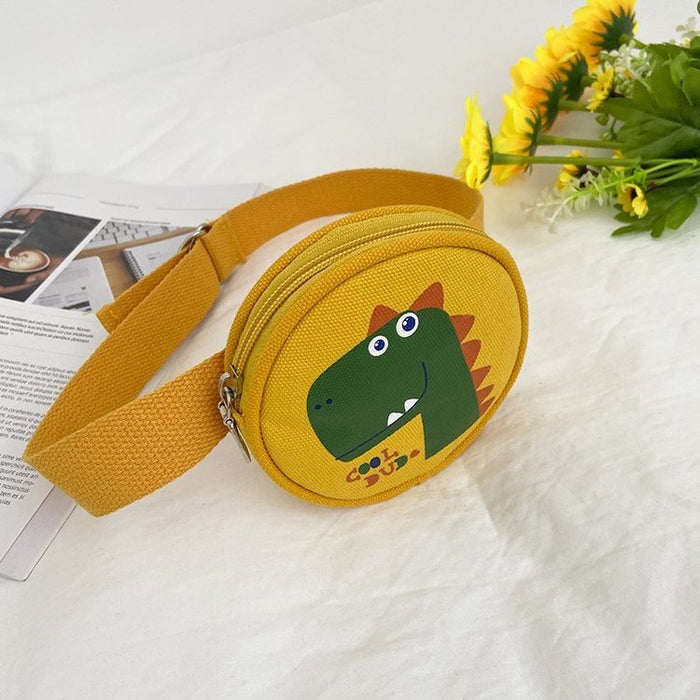 Wholesale children's waist bag cartoon round bag coin purse