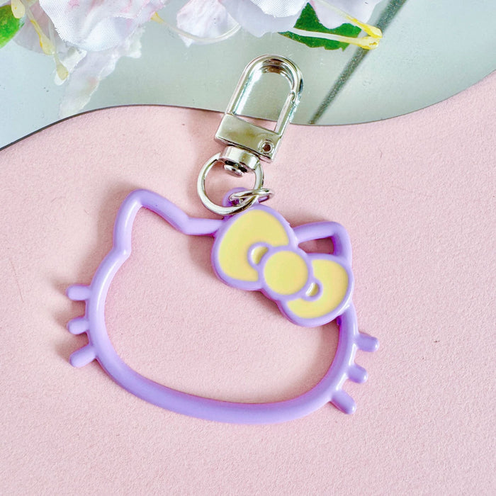 Wholesale New Creative Hollow out Alloy Key Pendant Decoration Cute Cartoon Bag Decoration Accessories Hanging Accessories Wholesale