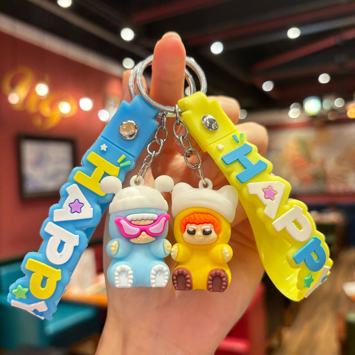 Wholesale Keychain cute disguise l Bubu doll keychain doll student backpack pendant