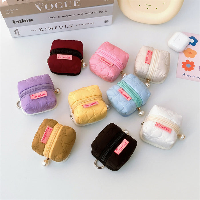 Wholesale Earphone cover protective case Bluetooth earphone bag pendant change small bag storage bag