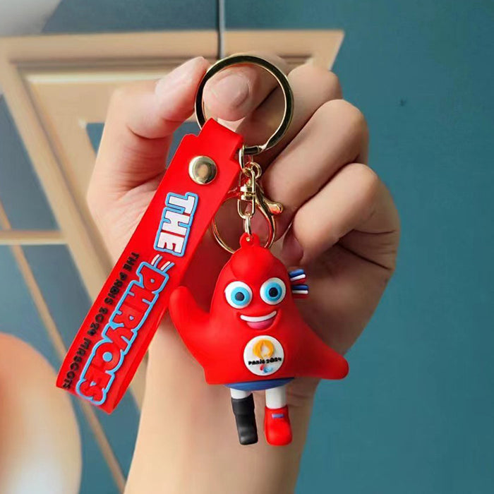 Wholesale Cartoon Silicone Doll Keychain JDC-KC-Shimin001