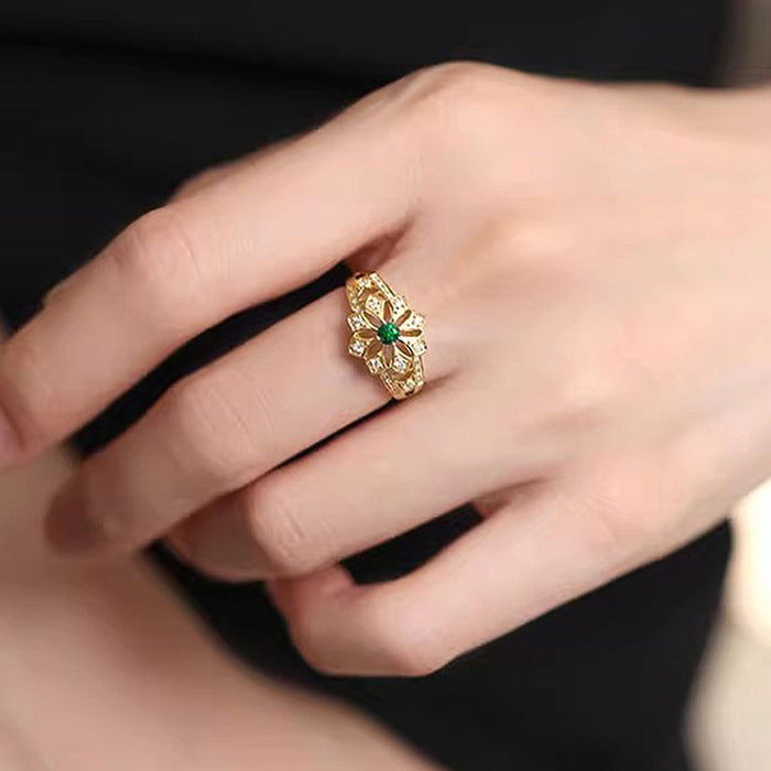 Wholesale Geometric Elegant Ring Ethnic Style Design Jewelry