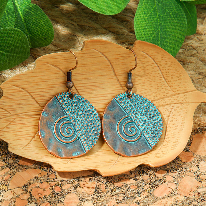 Wholesale Bohemian Geometric Tassel Earrings Set - Zinc Alloy Electroplated Boutique Resale Jewelry