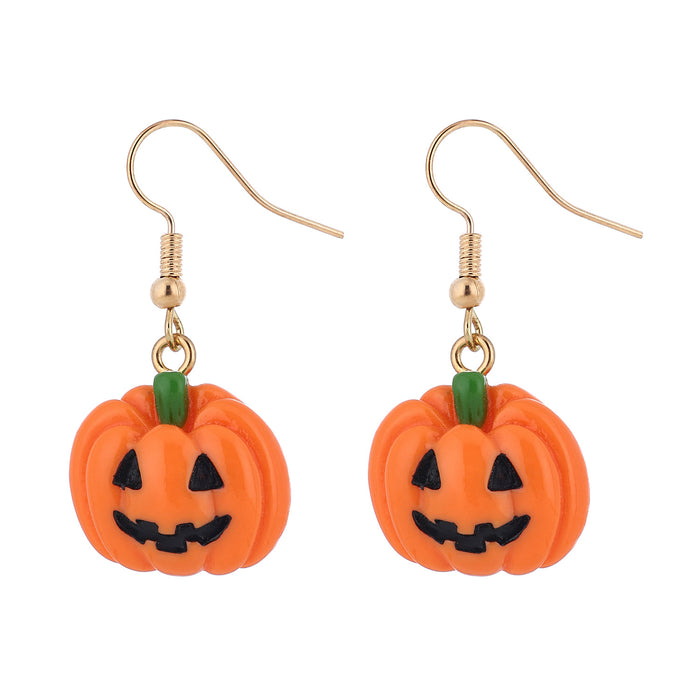 Wholesale  series witch,  pumpkin ghost bat and skull earrings
