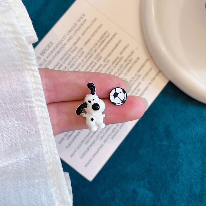 Wholesale Cute Fun Silver Needle Earrings