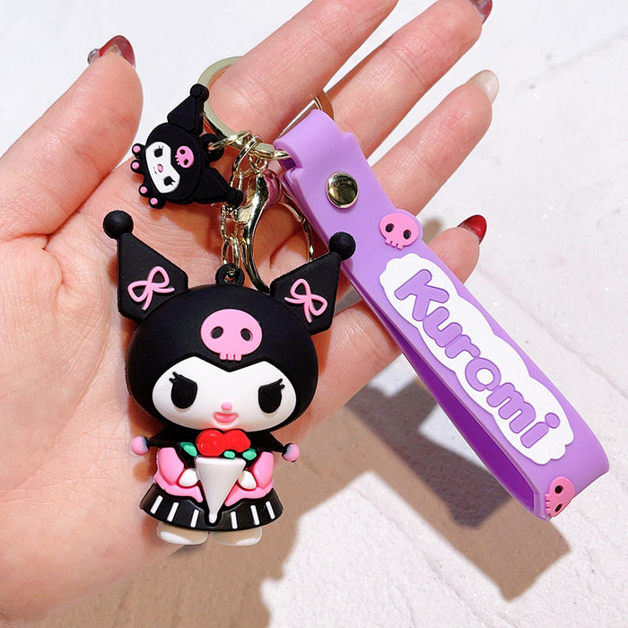 Wholesale Halloween Cartoon Silicone Doll Keychain JDC-KC-QiChao055