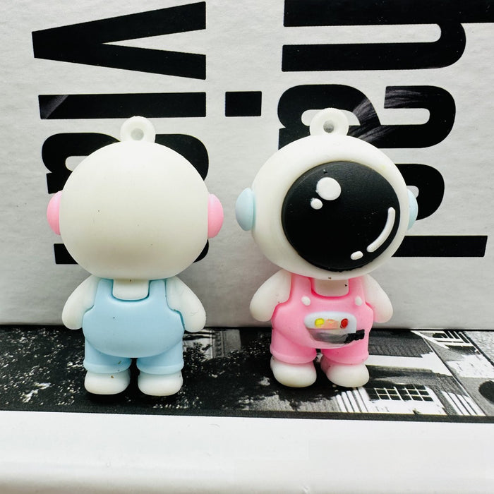 Wholesale Keychain Cartoon Doll Creative Soft Plastic Pendant