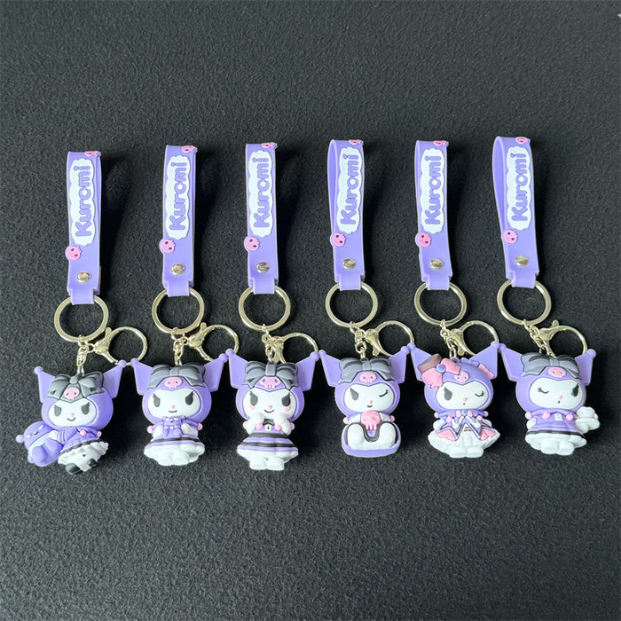 Wholesale Cartoon Silicone Doll Keychain JDC-KC-HaoXi007