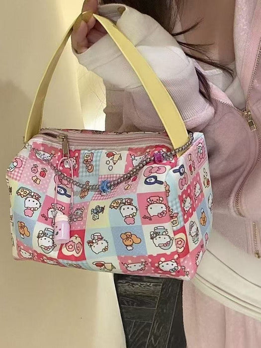 Wholesale Cartoon Cat Cosmetic Bag Chic Handbag Toiletry Travel Organizer
