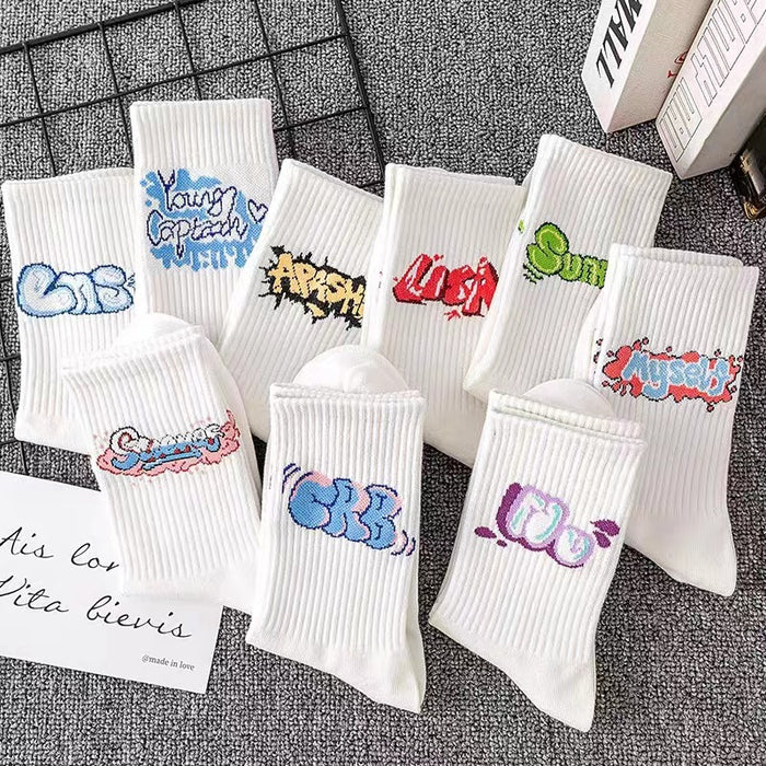 Wholesale Socks women' s sports socks cotton socks white stockings autumn and winter