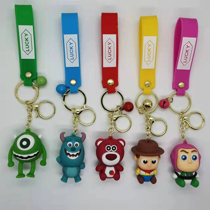 Wholesale Cartoon   Bass Doll Keychain Pendant Bag Car Keychain Accessories