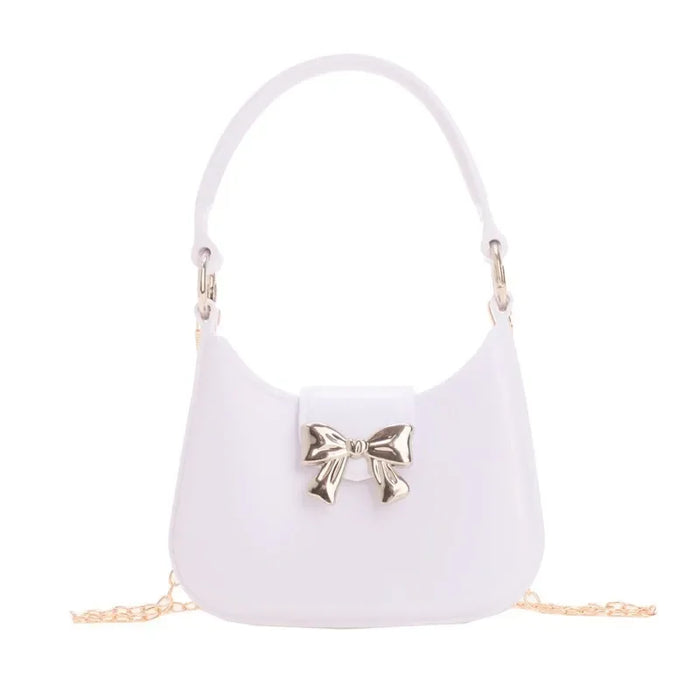 Wholesale New Jelly Bag Butterfly Knot Versatile Children's Bag Single Shoulder Crossover