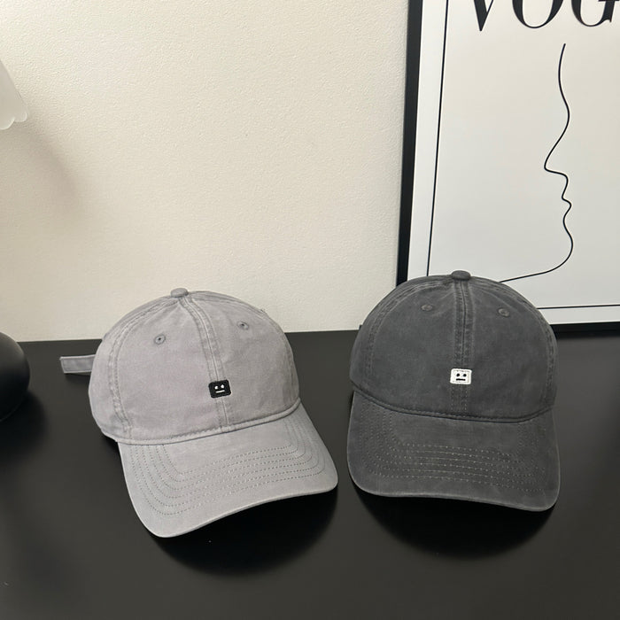 Wholesale Smiley face embroidered baseball cap