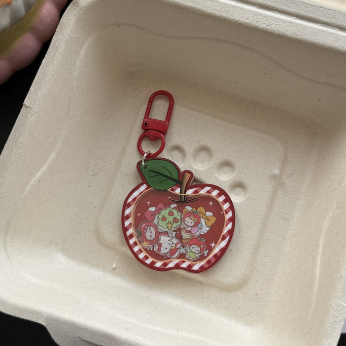 Wholesale Apple Kt Key Bag Pendant Couple Girl School Bag Accessories Girlfriend Gift