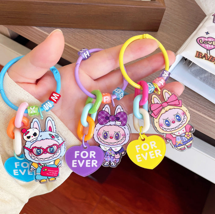 Wholesale Cute  Keychain Pendant Cartoon Backpack Accessories