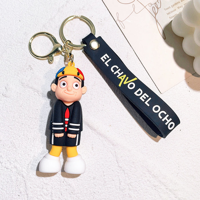 Wholesale PVC Cartoon Doll Keychain JDC-KC-Qiwei020