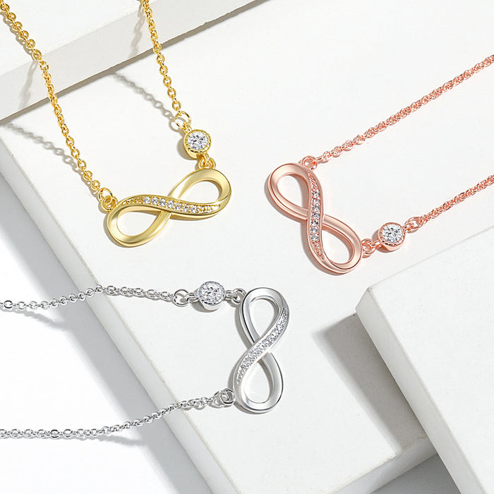 Wholesale Necklace  High-end Simple Moebius Infinite Symbol Necklace