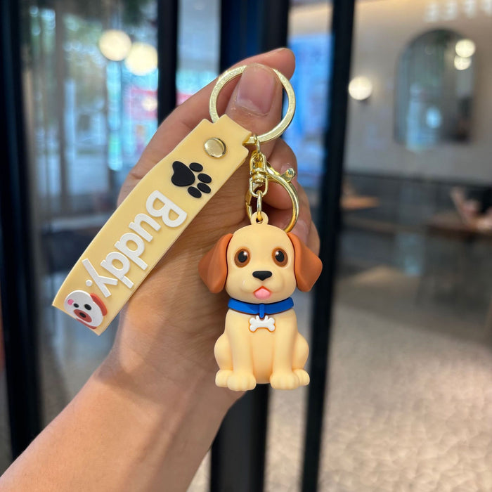 Wholesale Cute animal plush keychain
