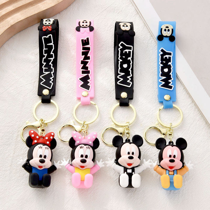 Wholesale Sitting posture keychain cute keychain bag decoration