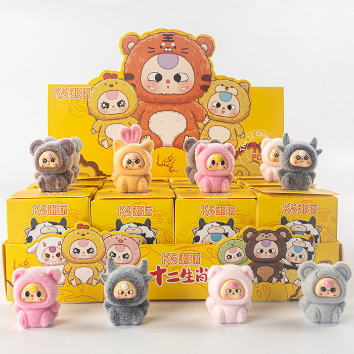 Wholesale Crown flocking ornaments doll children' s toy blind box