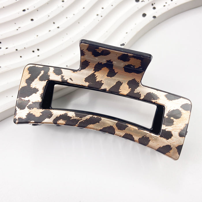 Wholesale Leopard print square claw clip Hair Clips