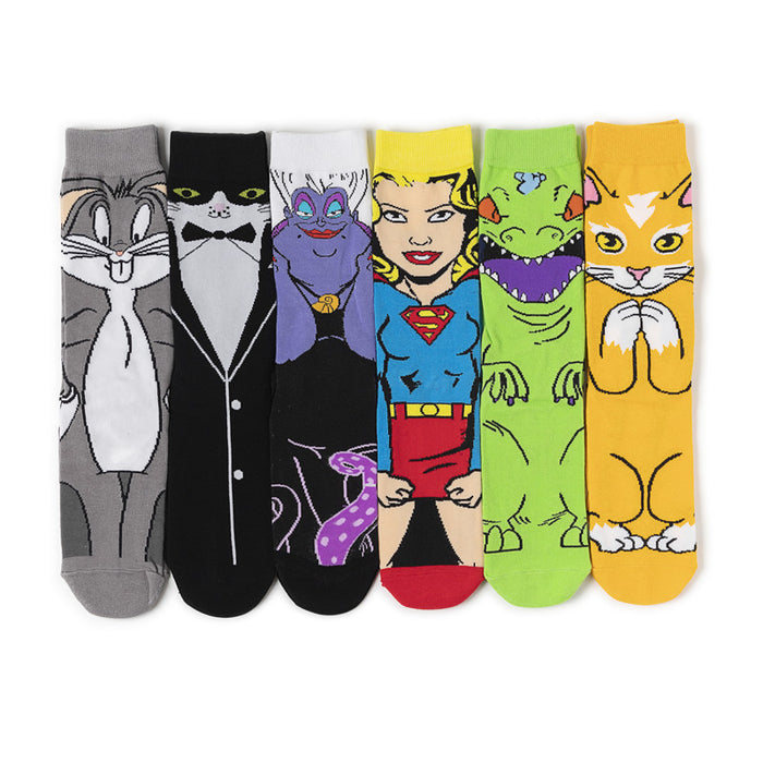 Wholesale Socks Anime Cartoon Socks Personalized Mid Tube Cotton Socks