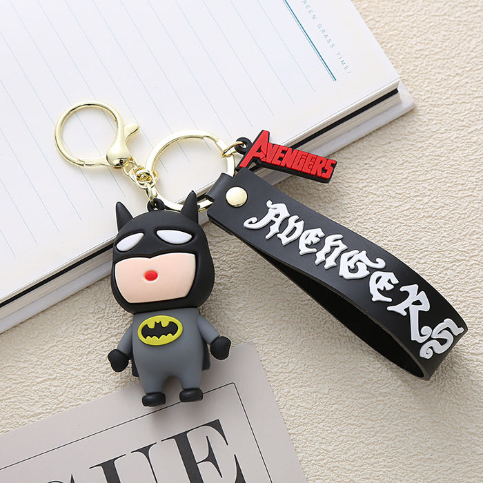 Wholesale Cute Cartoon Soft Rubber Doll Keychain JDC-KC-BoYue008