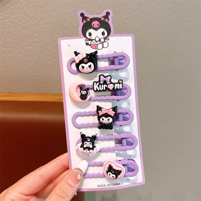 Wholesale Cartoon Hair Clips for Kids Cute Plastic Resin Hair Accessory for Gift or Resale
