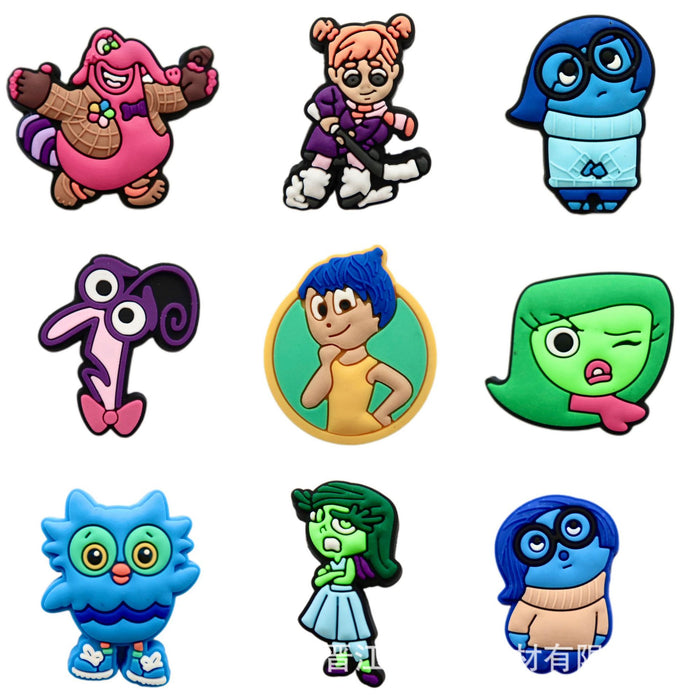 Wholesale Cave shoes, flower shoe buckles, DIY detachable hole shoes, accessory decorative buckles, PVC soft rubber in stock