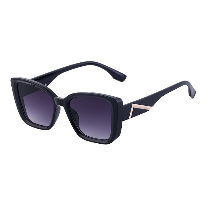 Wholesale Personalized cat eye sunglasses, wide leg UV resistant sunglasses