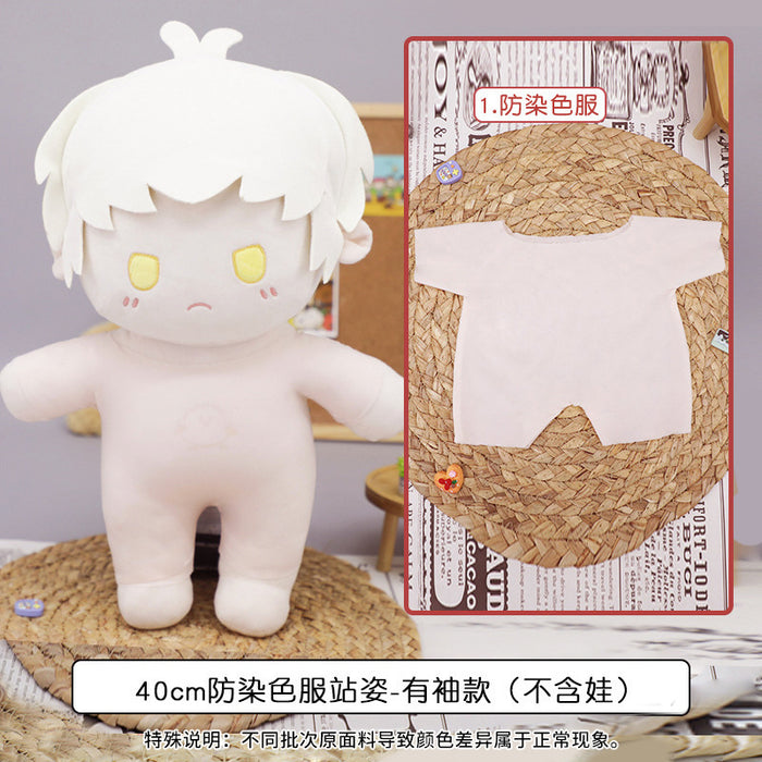 Wholesale Cotton Doll Ultra-Thin Anti-Dying Clothing Cotton Bjd High Elastic Bottoming Clothes Dress up Doll Elastic 20cm Baby Clothes