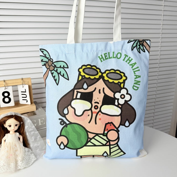Wholesale Cute spacious canvas shoulder bag