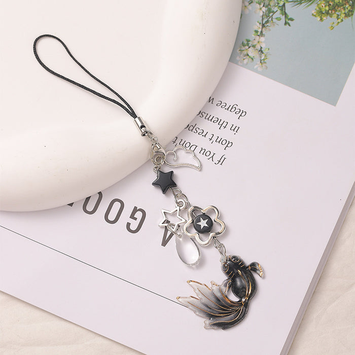 Wholesale Star Beaded Pendant Bag Pendant Versatile Mobile Phone Chain Car Pendant