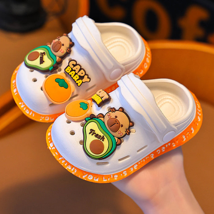 Wholesale Children's Cave Shoes Cartoon Cute Beach Outer Sandals