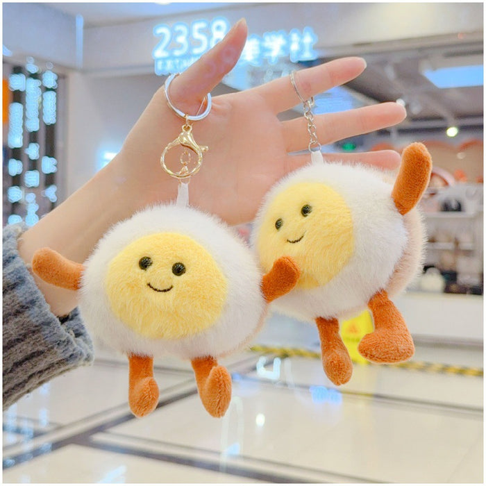 Wholesale  Cute Egg Doll Plush Pendant Toy Bag Keychain