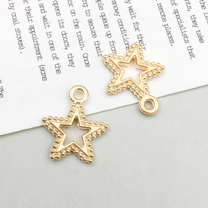 Wholesale DIY Alloy Simulation Star,  Moon and Sun Series Charms